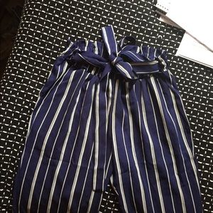 tie striped pants